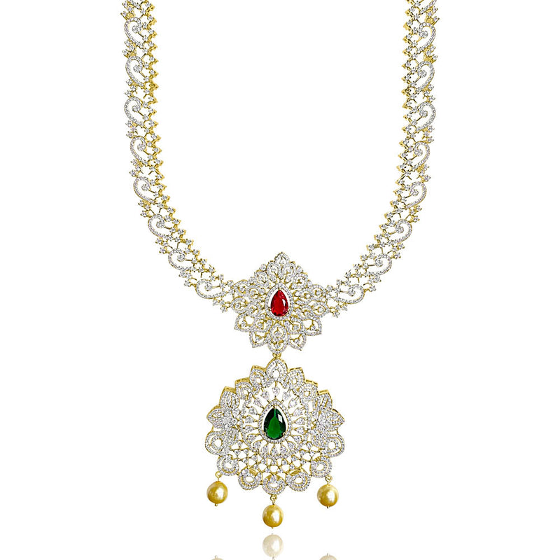 Diamond Bridal Haram Necklace