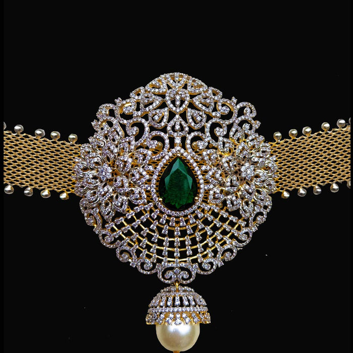 Dazzling Drishti - South Indian Vadanam with Chain