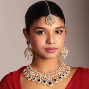 CZ Diamond Bridal Mangtikka