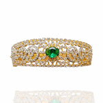 Diamond & Emerald Elegance Kada