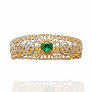 Diamond & Emerald Elegance Kada