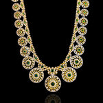 Diamond Look Long Haram Design with Round Pendant Drops