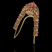 Divine Lakshmi Traditional Vanki Design with Diamond Look Stones