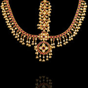 Elaborate Polki Kundan Pearls Silver Mathapatti Headpiece