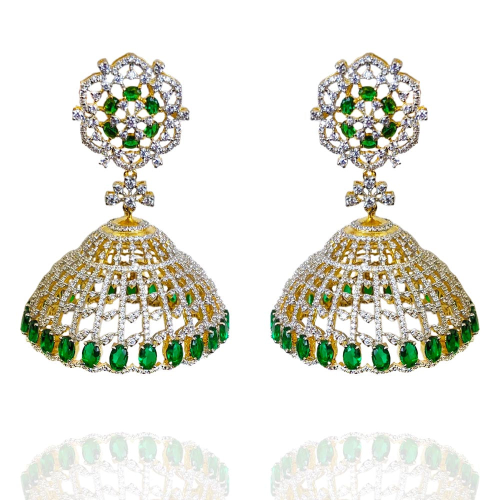 Elegance of Emeralds - Big Butta Earrings