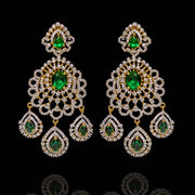 Emerald & Diamond Earrings