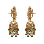 Magestic CZ Polki Bridal Choker + Earrings Set - Dazzling Elegance