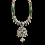 Emerald Excellence Long Haram Necklace Design copy