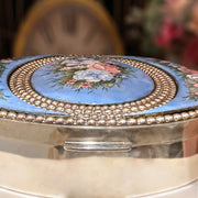 Silver Enameled Dry Fruit Box