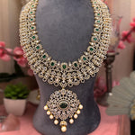 A Detailed Long Haram Necklace Design