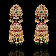 Bridal Jhumka Designs with Meenakari