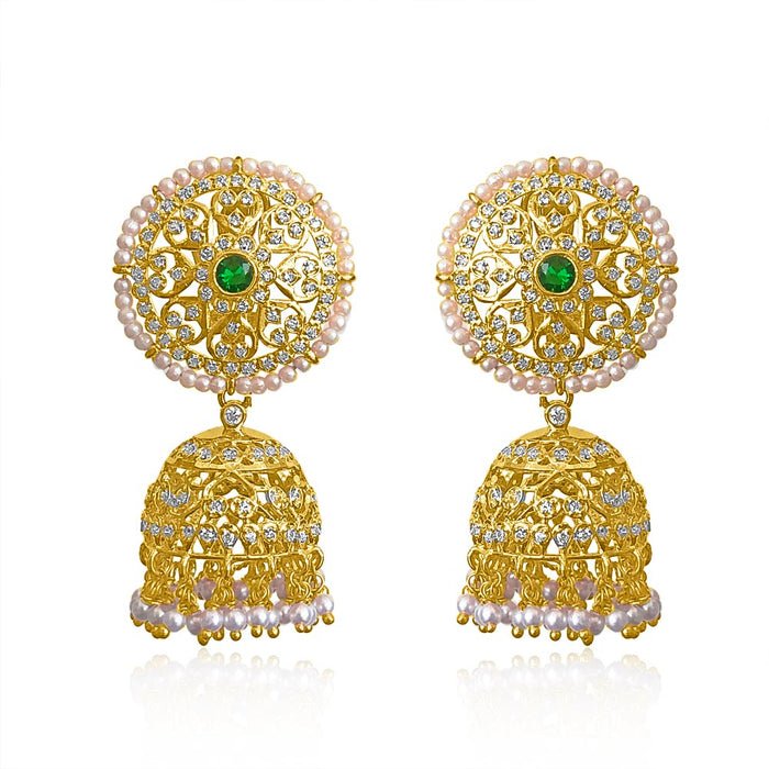 South Indian Bridal Jhumka Earrings