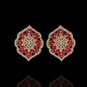 Exquisite Red Ruby Earrings