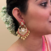 Extraordinary Polki Earring Design