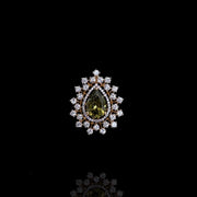 Exuberant Symphony - CZ Emerald Ring