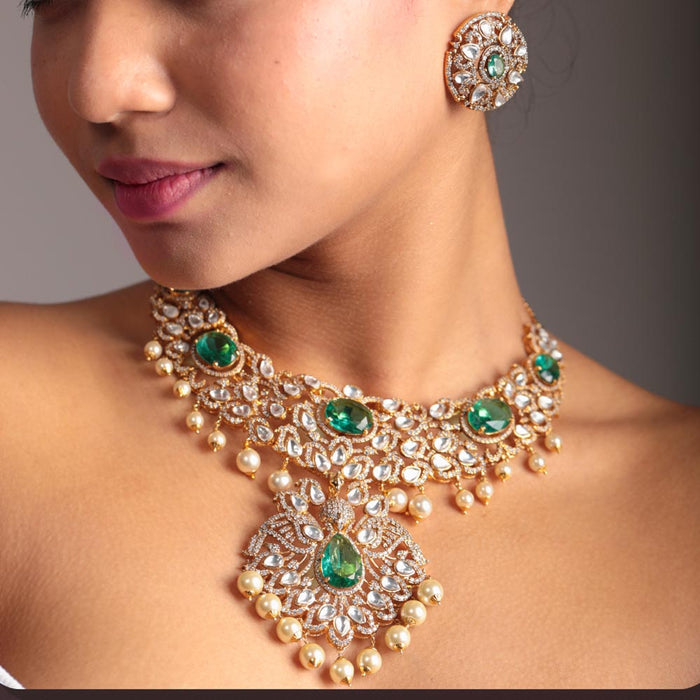 Feathered Splendor - Vintage Peacock Necklace Design