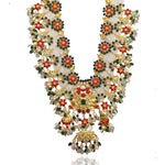 Ready to Ship Floral Symphony - A Guttapusalu Haram Adorned with Nature's Beauty
