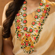 Floral Symphony - A Guttapusalu Haram Adorned with Nature's Beauty