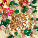 Ready to Ship Floral Symphony - A Guttapusalu Haram Adorned with Nature's Beauty