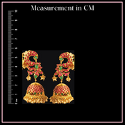 Gold Kanoti Earring Measurement