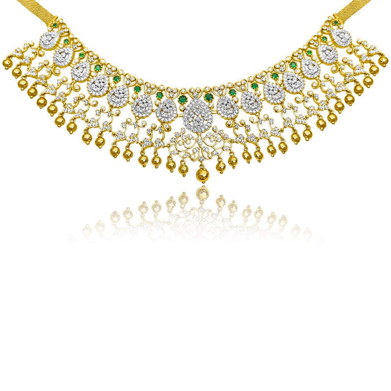 Golden Haram Necklace