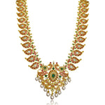 Golden Essence - South Indian Mango Haram Necklace