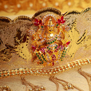 Traditional Waist Belt Design with Lakshmi Motif