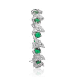 Green Envy - The Dazzling Emerald CZ Diamond Bangle