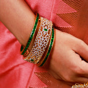 Green Hues - Emerald Bangles