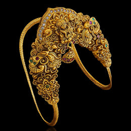 Intricate Yalika Nagas Nakshi South Indian Vanki Armlet