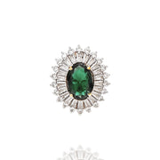 Jeweled Oasis - An Emerald Cocktail Ring Design