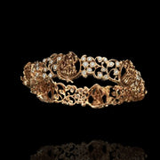 Devine Kundan Polki Temple Look Real Look-Alike Bangle Design