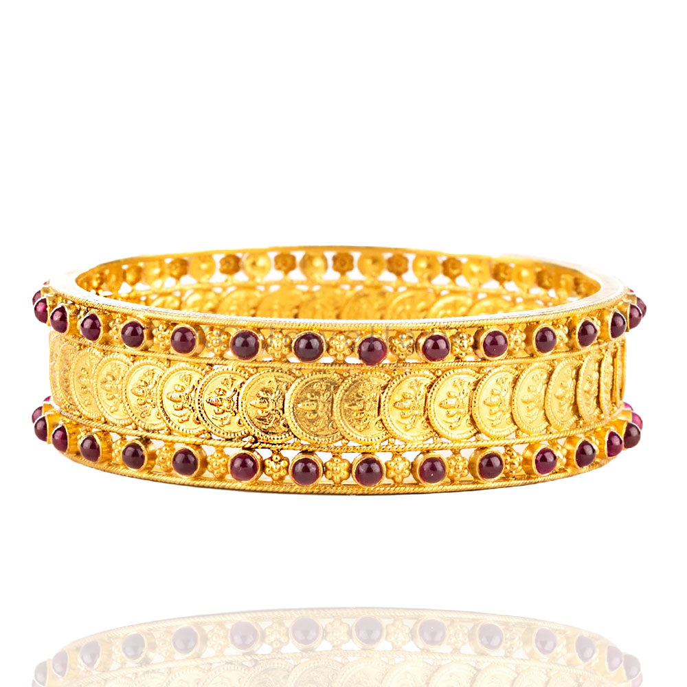 Lakshmi Kasu Bridal Kada Bangle Design – Sneha Rateria Store