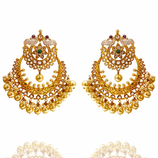 Ornate South Indian Bridal Earrings