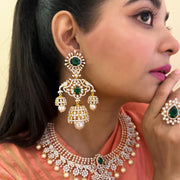 Peacock Elegance - Wedding Jhumka Designs