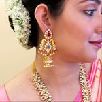 Peacock Jhumka Earrings