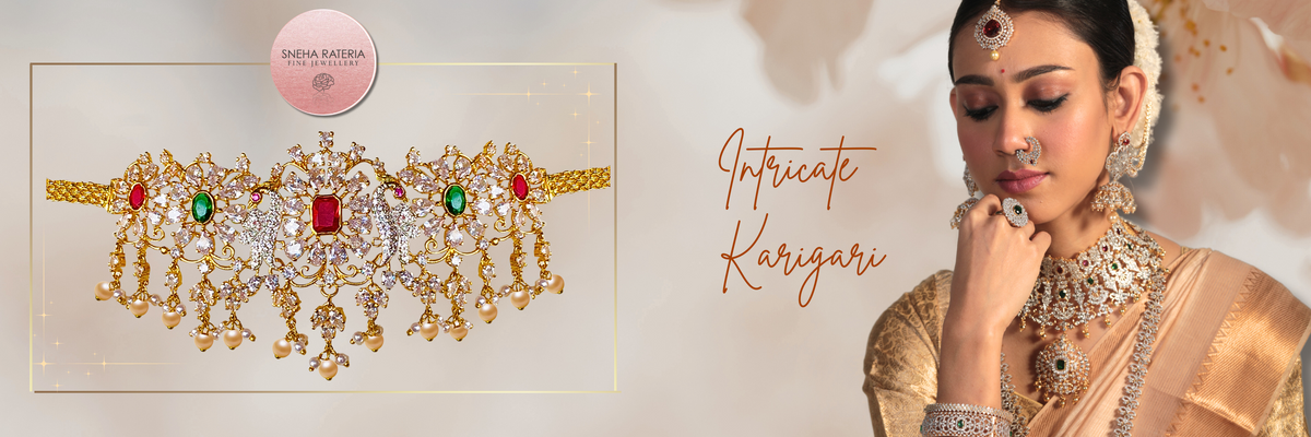 South Indian Choker Haram Set