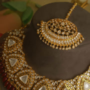 Regal Kundan Polki Bridal Maang Tikka