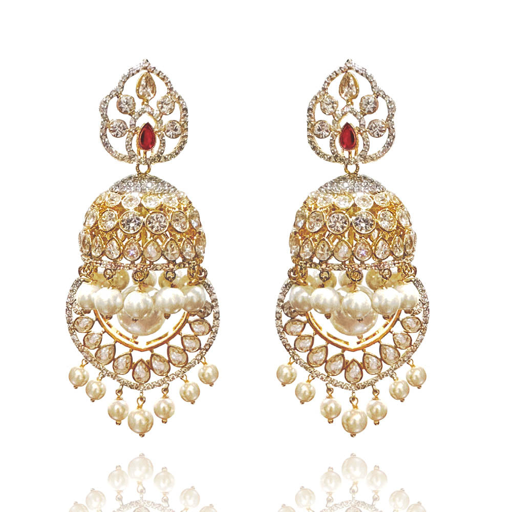 Polki Jhumkas: Exquisite Elegance