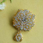 Regal Reversible Polki Emerald Pendant – A Symphony of Craftsmanship