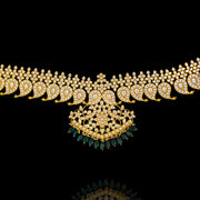 Mango Mala with Polki & Gold Polish