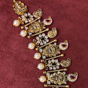 Sacred Divinity Adorned of South Indian Temple Necklace
