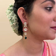 Scintillating Polkis - Moissanite Polki Earrings