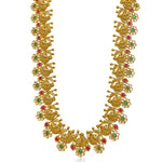  Temple Necklace with Peacocks