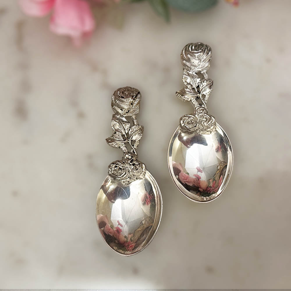 Silver Symphony: Exquisite Artistry in Intricate Spoons – Sneha Rateria ...