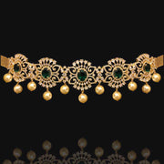 Latest CZ Choker Necklace & Earrings Set