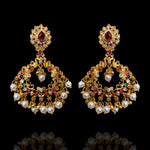 Pearl Chandbali Earrings