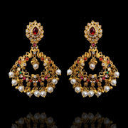 Pearl Chandbali Earrings