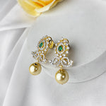 Sparkle & Shimmer - CZ Jhumkas Design
