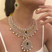 Spellbinding Floral Arrangement - CZ Jewelry set